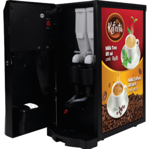 Beveromatic Cafe Vending Machine - 2 Line Inside